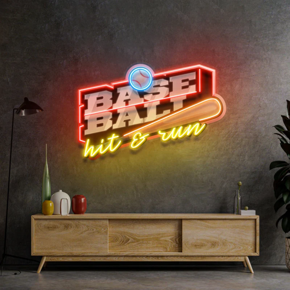 Custom Led Neon Sign Sport Led Light Store Wall Advertising Light up Sign Business logo Design for Wall Decoration