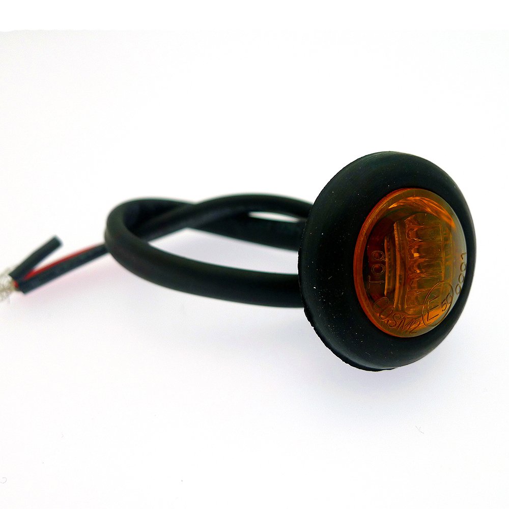 Good Price High Quality Wholesale 3/4 Inch Led Marker Truck Trailer Lights 12v 24v Amber Led Truck Light Led Light for Truck