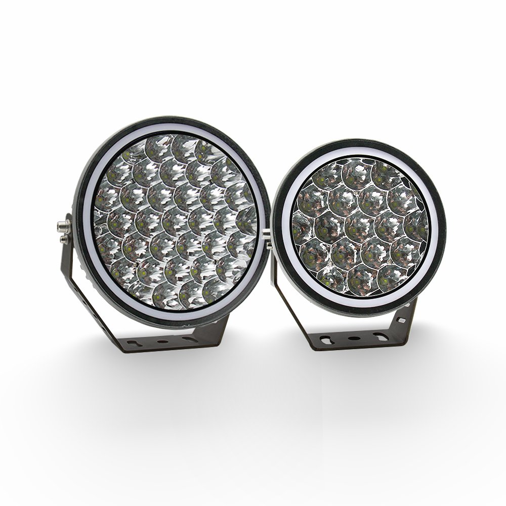 7 Inch 9 Inch White Yellow LED Work Led Driving Lights for Car SUV Offroad Motorcycle ATV UTV BUS Truck