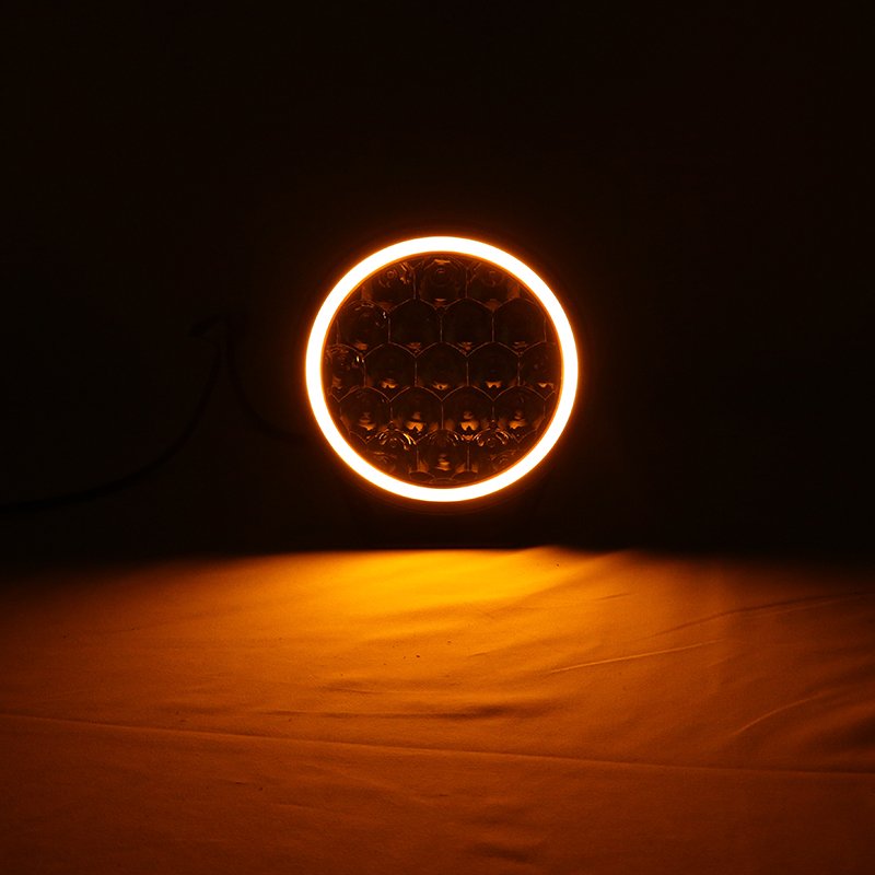 7 Inch 9 Inch White Yellow LED Work Led Driving Lights for Car SUV Offroad Motorcycle ATV UTV BUS Truck