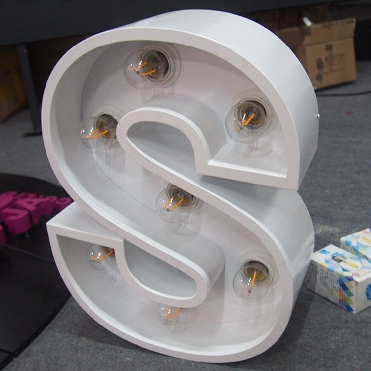 Big Letter Signs Large Led Numbers Light up Letter 0~9 Marquee Numbers 4ft 60 Birthday Party Stage Decorations