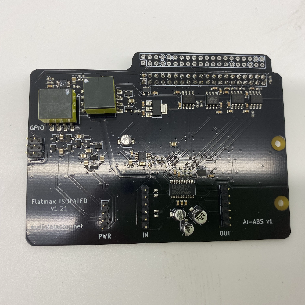 Audio Injector Pro Isolated Main Card Sound Card for Raspberry Pi HIFI DAC Audio Expansion Board for Raspberry Pi