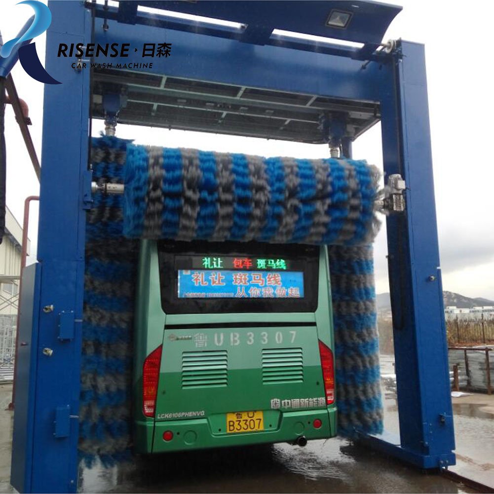 Risense Brush Washing Automatic Mobile Car Wash Truck for Sale for Wash Bus System for Sale