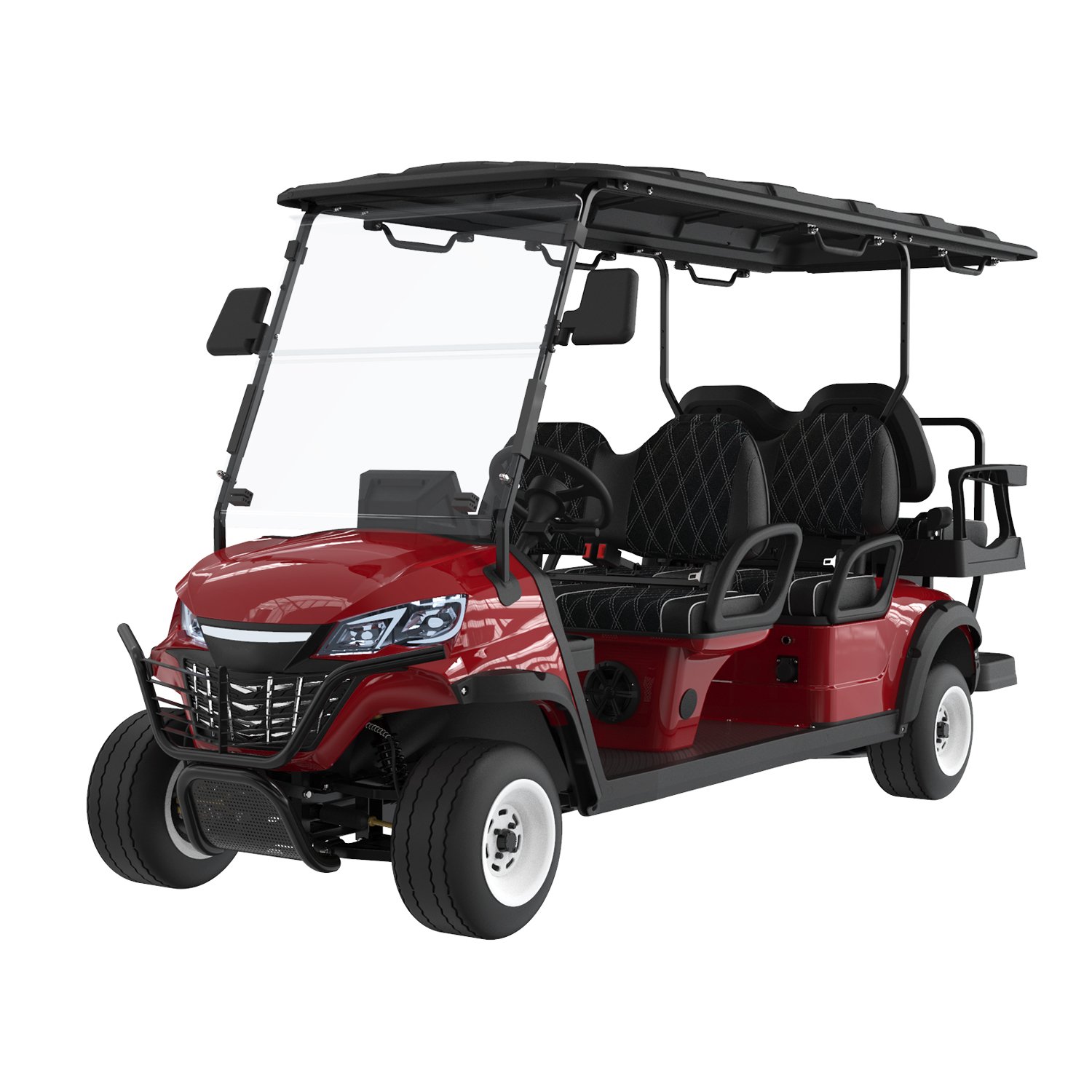48v 2/4/6/8/14 Seater Motor Controller Electric Club Waterproof Battery Charger Cigar/Pen/Phone Holder Golf Cart with Speaker
