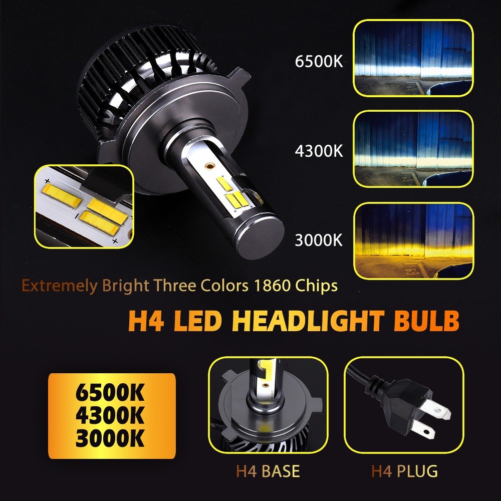 Auto Lighting System H7 H11 H4 Led Headlamp Bulb 9006 Bus Headlamp Led Lighting for Vehicle Cars Led Head Lights