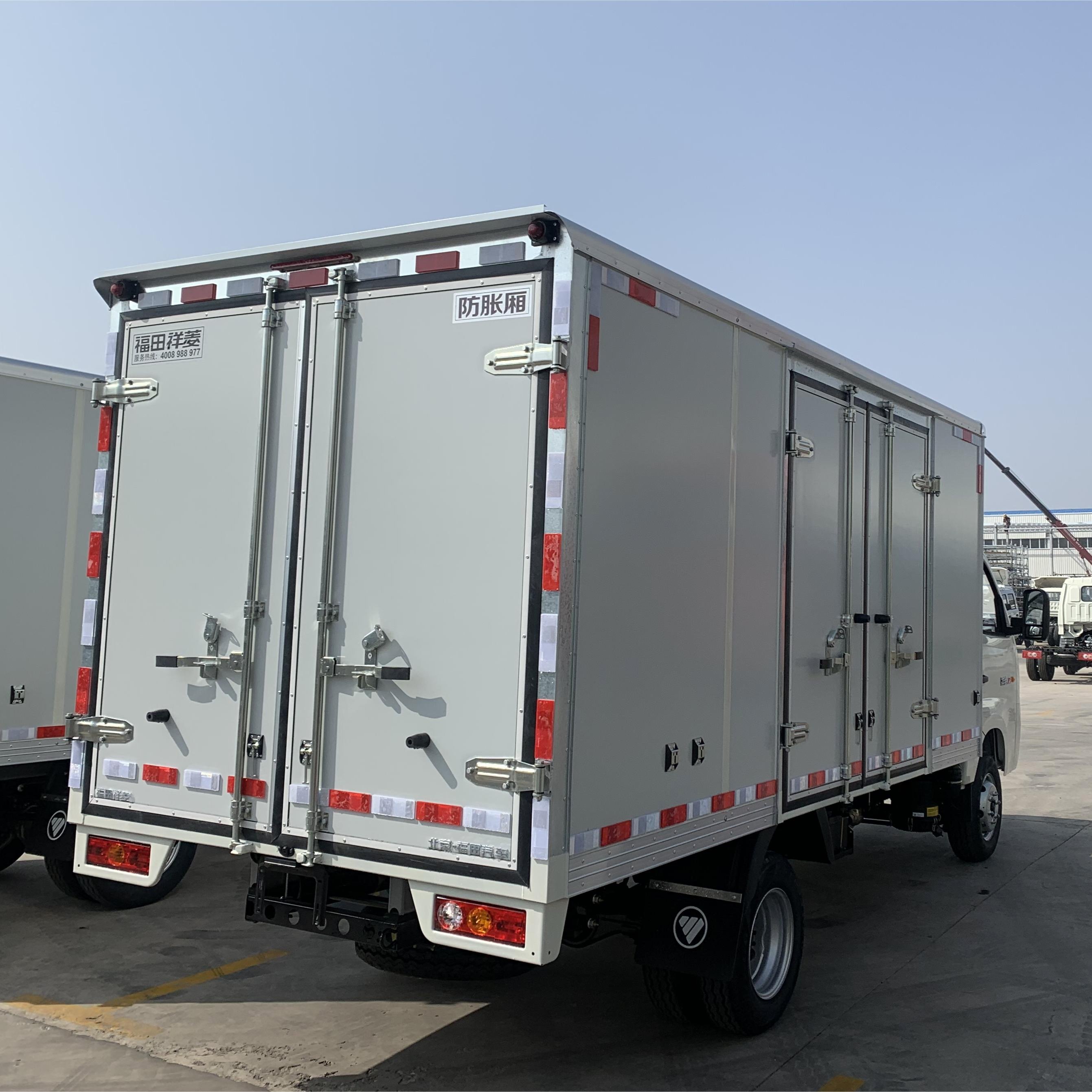 Cheaper Truck Body Coated Steel Color Steel Metal Frame Ckd Dry Cargo Truck Body Truck Box