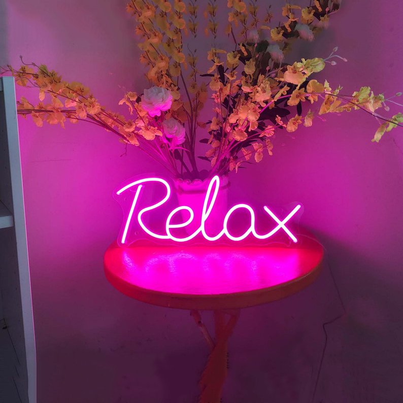 Custom Decoration Letter Acrylic DIY Party Accessories Pink 3D Art Wall-Mount Hang up Home Lighting Led Flex Neon Sign