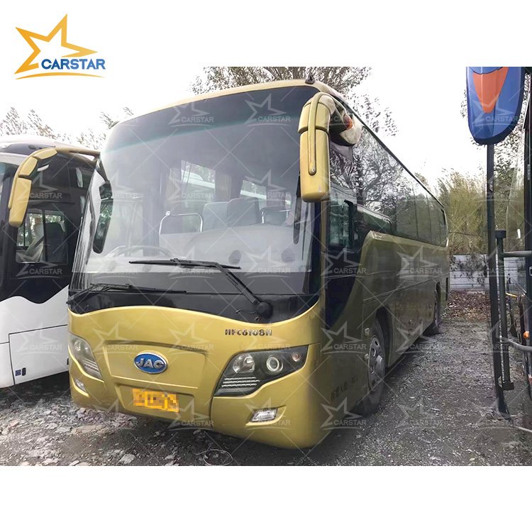 Used Mini Bus JAC HFC 6108 24-49 Seats From China diesel LHD/RHD Golden