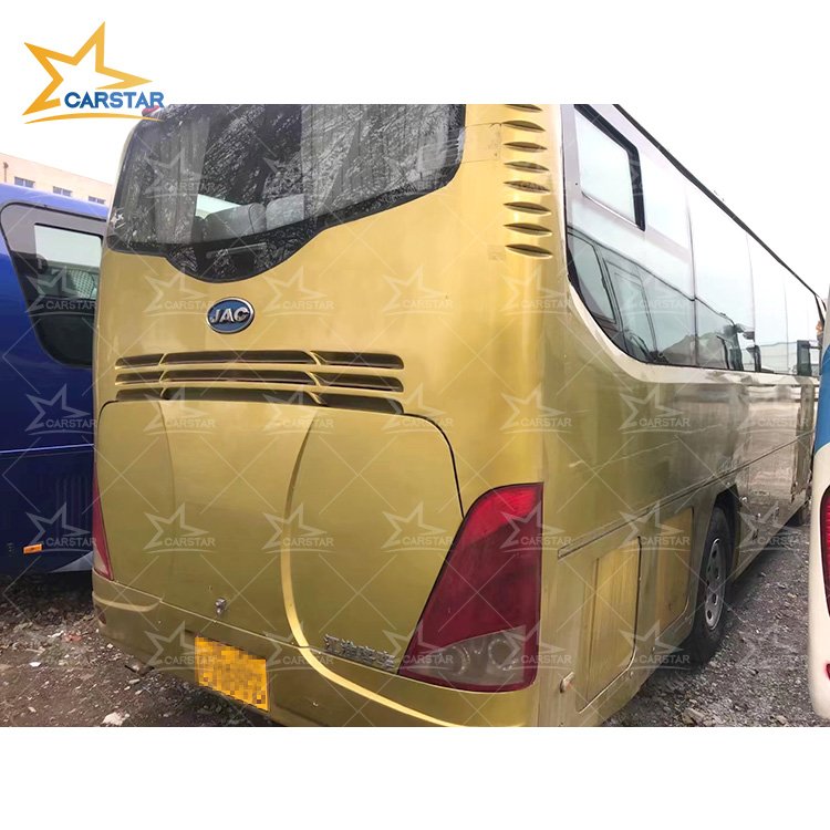 Used Mini Bus JAC HFC 6108 24-49 Seats From China diesel LHD/RHD Golden