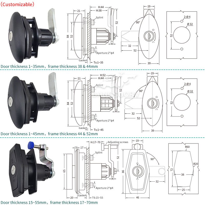 BSS510 Cams Locks for Tool Box That of caravan Trailer Travel Trailer/Cabinet Lock/ Locks