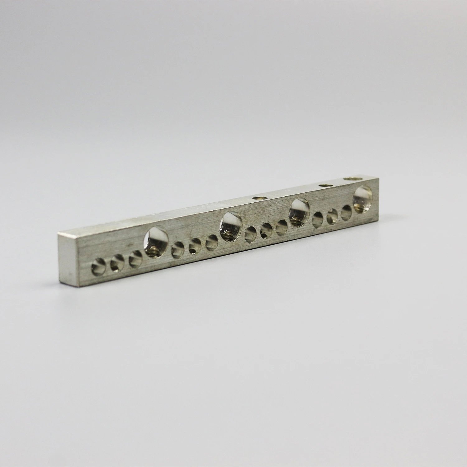 Aluminum Alloy 6061-T6 Mechanical Power Connectors Screw Mounting Wire Terminal & Multi AWG Ground Strip Electrical Neutral Lugs