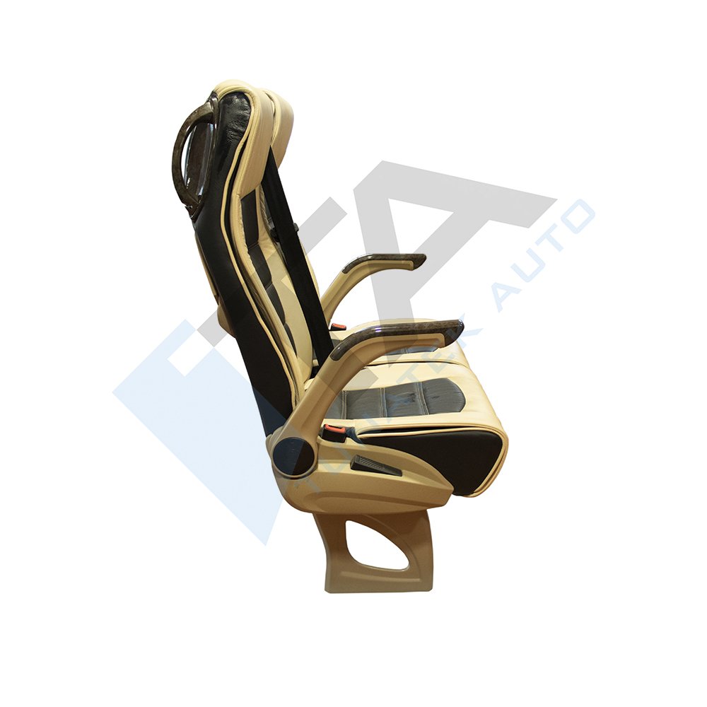 Bus Coach Minibus Reclining M1 M2 Passenger Seat With Back Accessories Magazine Net Food Tray Grab Handle