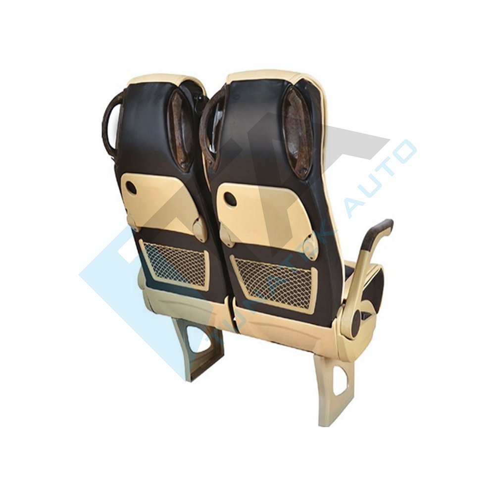 Bus Coach Minibus Reclining M1 M2 Passenger Seat With Back Accessories Magazine Net Food Tray Grab Handle