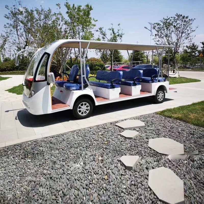Factory Direct Sales Approved Energy Saving New Energy 6 8 Seater Electric Four-wheel Sightseeing Quadricycle Bus & Car
