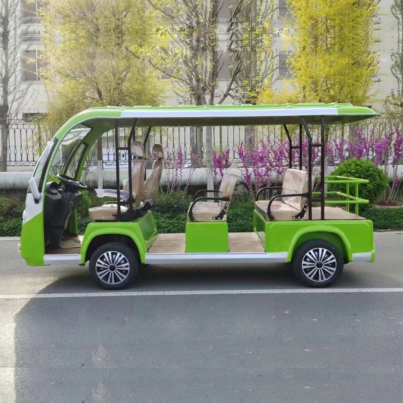 Factory Direct Sales Approved Energy Saving New Energy 6 8 Seater Electric Four-wheel Sightseeing Quadricycle Bus & Car
