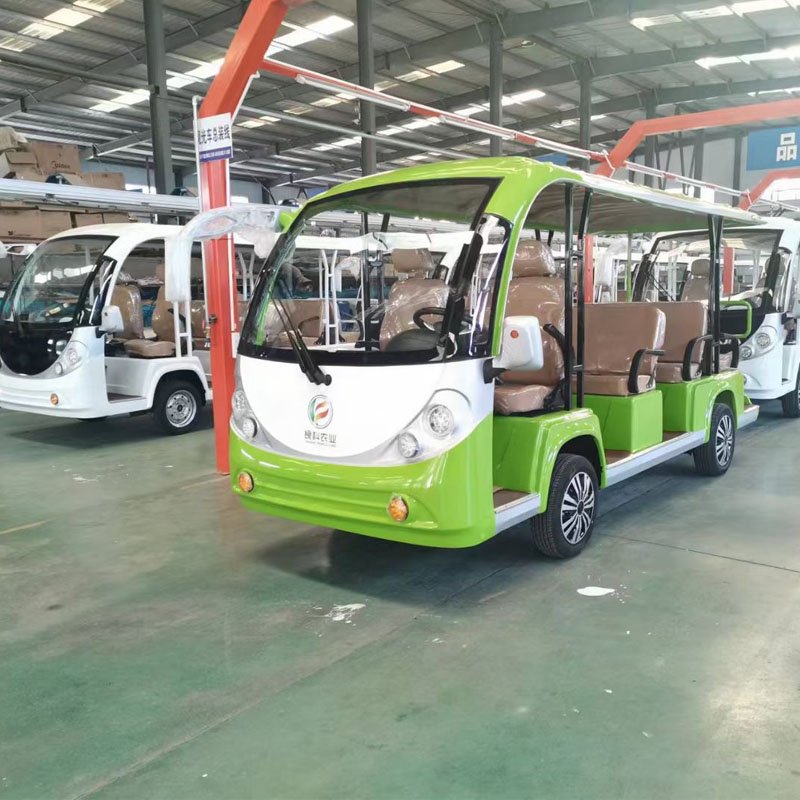 Factory Direct Sales Approved Energy Saving New Energy 6 8 Seater Electric Four-wheel Sightseeing Quadricycle Bus & Car