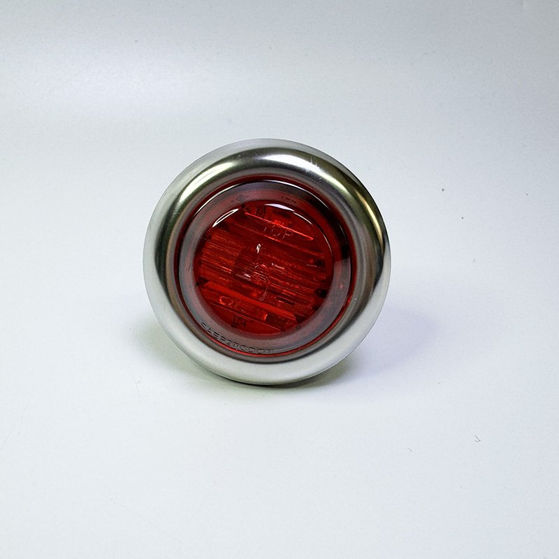 6 Led Trailer Truck Side Marker Clearance Lights, Universal Car Accessories 1.25 Inch 12V Universal Led MACON