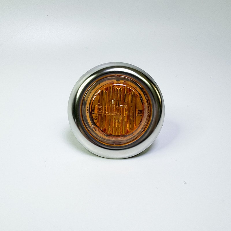 6 Led Trailer Truck Side Marker Clearance Lights, Universal Car Accessories 1.25 Inch 12V Universal Led MACON