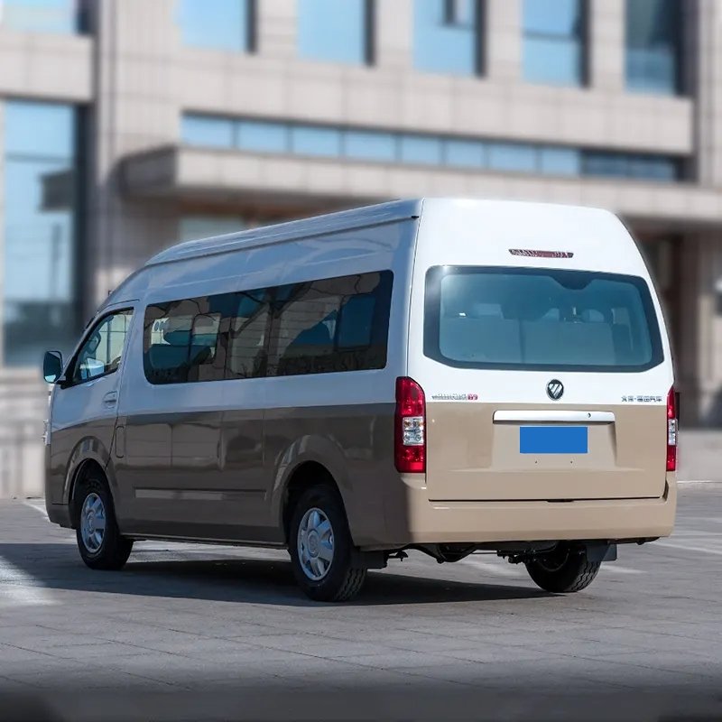 2025 Foton Brand China G9 2WD 2.4L Commercial Version Electric Fabric Automatic 16 Seater Truck New 10-14 Seats Camera Gasoline