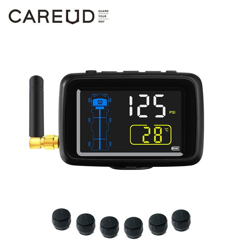 TPMS Factory 199Psi External Sensor Tire Pressure Monitoring System for RV Truck Trailer Bus 6 8 10 12 14 16 18 22 Wheels