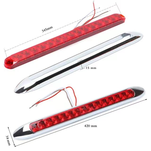 12V Led Back Light Trailer Vehicle Side Lamp Clearance Indicator Red White Amber Truck Trailer Lights Rear Marker Light