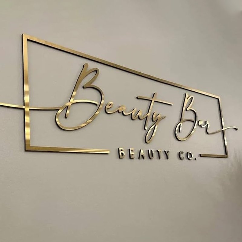 Customized Led Metal Signage Beauty Salon Logo Wall Sign Electronic Metal Signs Signage