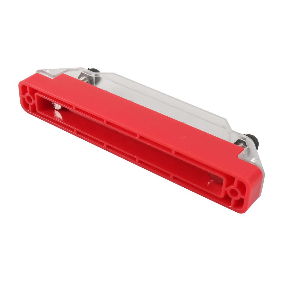 10-Way Bus Bar - 2 M6 Studs + 10 M4 Screws - 48V 150A - for Car Electrical Systems - Auto Part Accessory