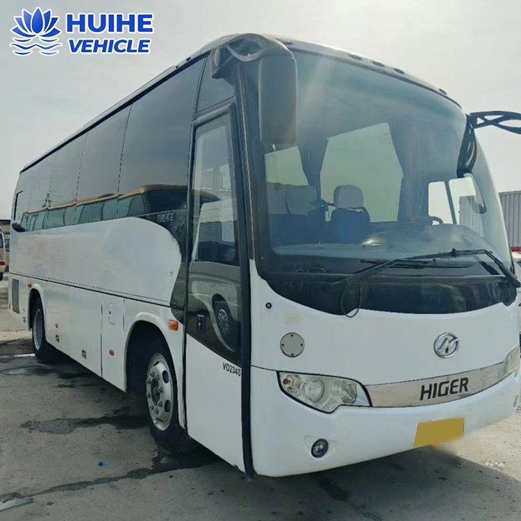 Higer 35 Seater Luxury Bus Tour Bus coach Passenger Bus diesel Engine Super Large Luggage Trunk