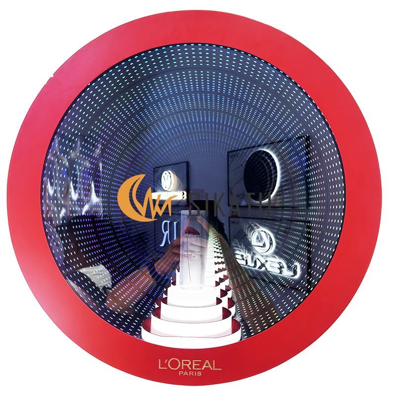 Wholesale Advertising 3D Decorative Neon Led Infinity Mirror Light Sign Display Abyss Mirror 3D Infinite Led Signs Business Bar