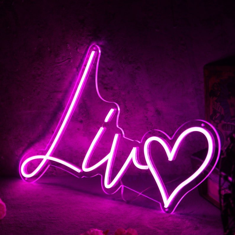 Energy Saving Neon Flex Bathroom Sign Love Signs Wedding Anniversary Decoration LED Neon Light Sign