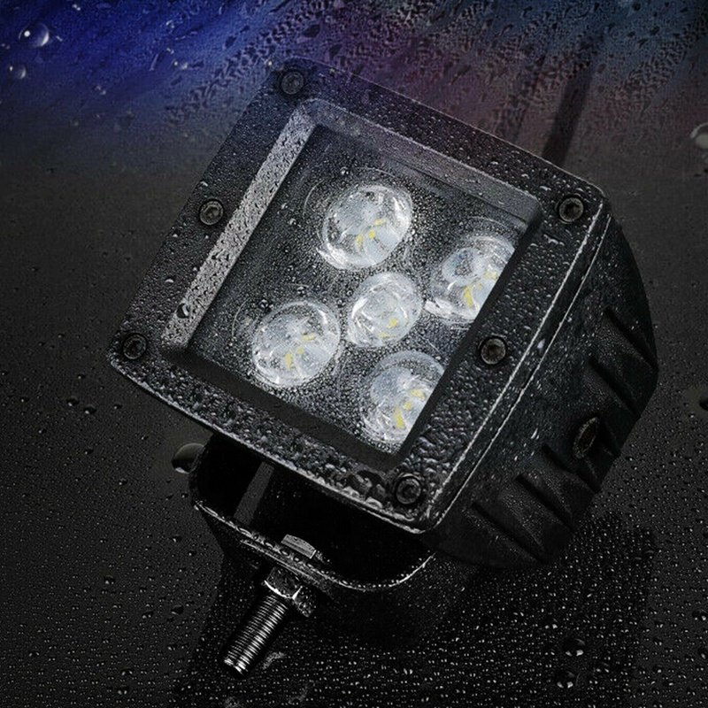 3 Inch 50W Spot LED Pods Offroad Driving Lights Fog Lights Square LED Work Light for Trucks SUV ATV UTV