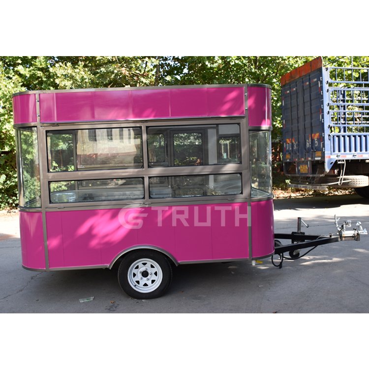 Mobile Catering Trailer Food Bus Mobile Food Truck with Electric Power