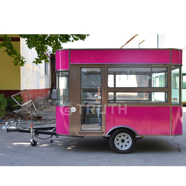 Mobile Catering Trailer Food Bus Mobile Food Truck with Electric Power