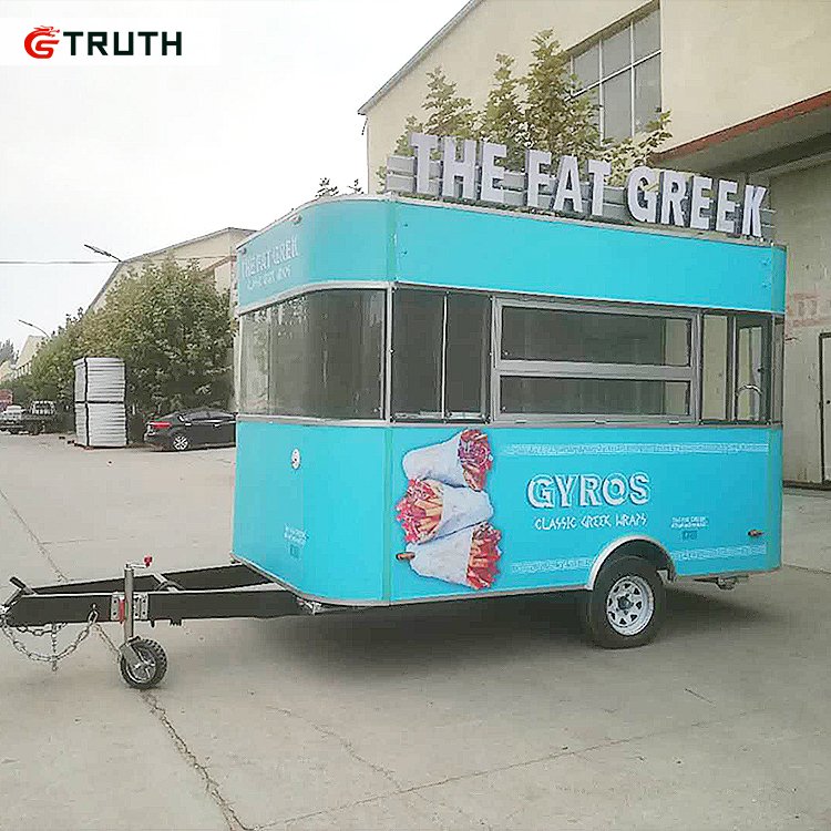 Mobile Catering Trailer Food Bus Mobile Food Truck with Electric Power