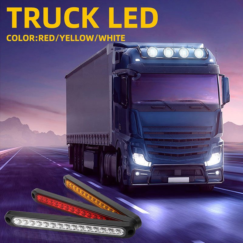 Super Bright Work Light 15 Led Waterproof Trailer Bus Lorry Clearance Lamp Ultra Slim Led Flashing Rim Lights Truck Side Light