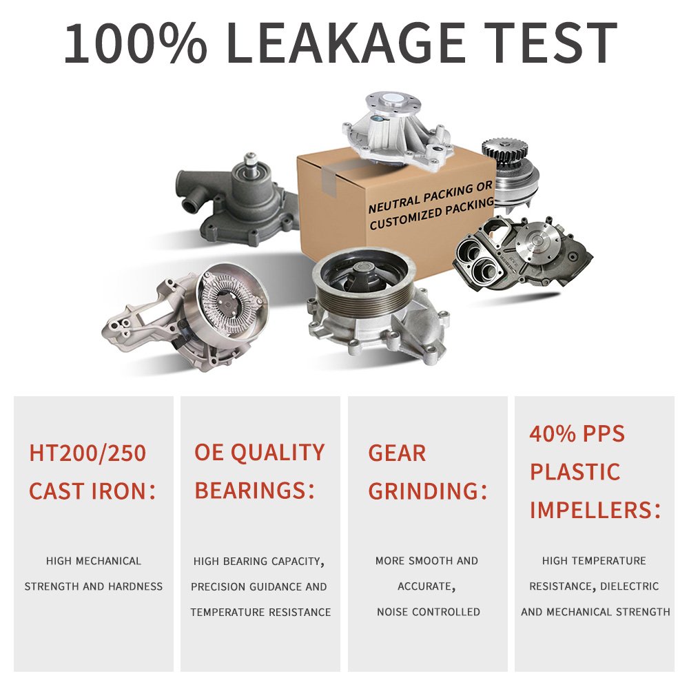High Quality 93191101 4679242 4639182 4655010 4655054 Auto Engine Coolant Electric Truck Car Water Pump for Fiat Tx10252