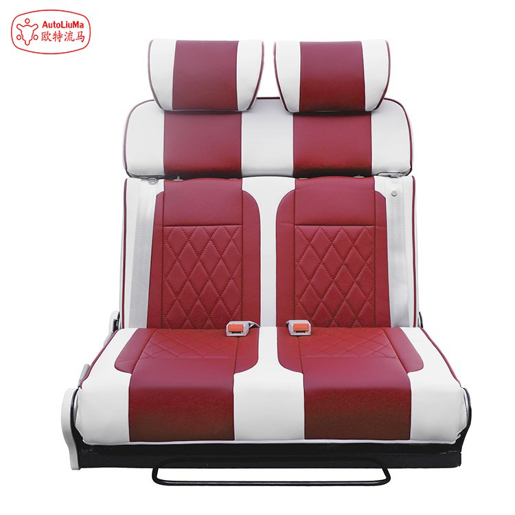 Hot Sale Custom Refitted RV Seat and Bed Combo for MPV Truck Commuter Van Made of Leather