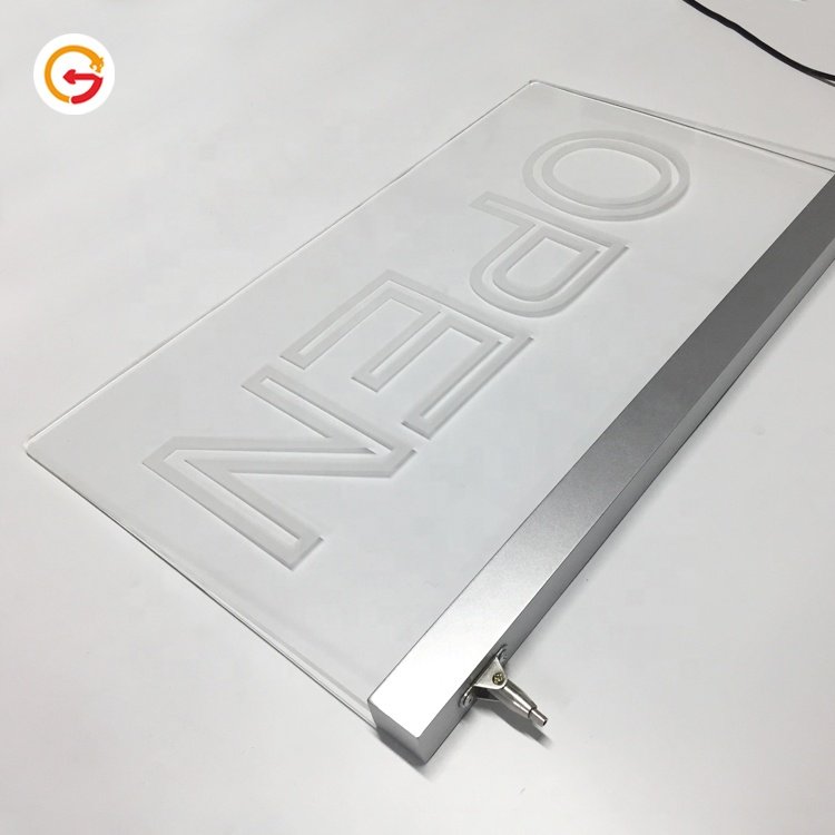 JAGUARSIGN Manufacturer Custom Hotel Wayfinding and Directional Signs Exit LED Acrylic Edge Lit Sign for Underground Parking Lot