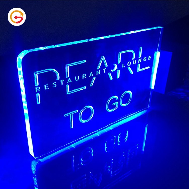 JAGUARSIGN Manufacturer Custom Hotel Wayfinding and Directional Signs Exit LED Acrylic Edge Lit Sign for Underground Parking Lot
