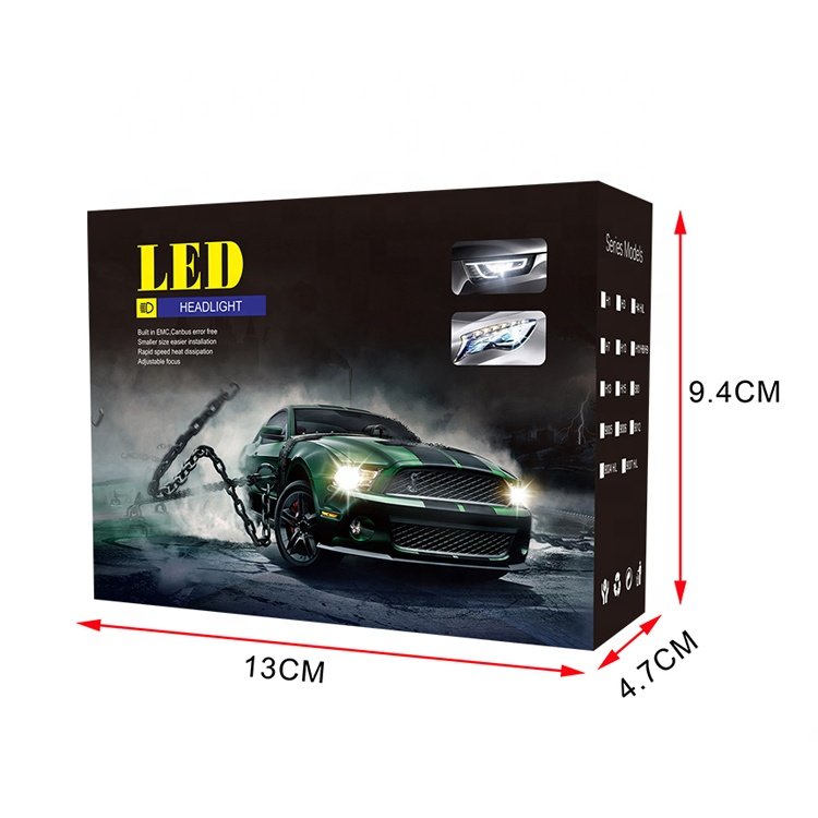 Raych Super Bright 360 Mini Size Led Headlight R4 H4 H13 80W Led Car Bulbs Led Car Lamps CSP Chip for Cars Automotive Vehicles