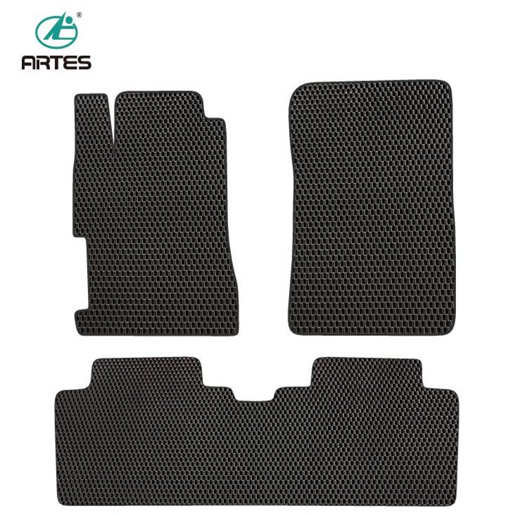 OEM ODM Car Accessories 3psc/4ps Pvc Rubber High Quality Anti-slip Wholesale Universal Chain Floor Mats Car Mat