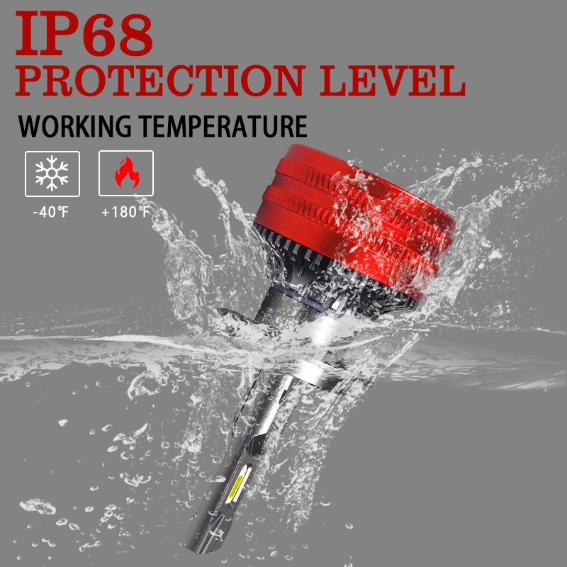 CAROLYN Strong Power Led Headlight 3570 Chip Car Lighting IP68 Waterproof Headlamp H7 Led Car