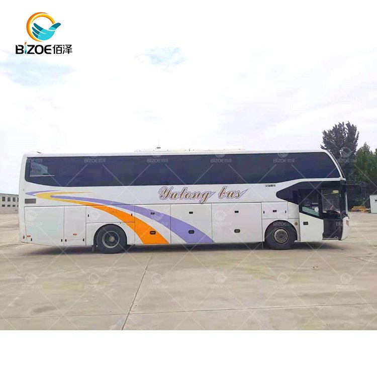 Large Luggage Compartment 47 Seat Vehicles 6 Shifts Manual Used Passenger Bus Transport Bus