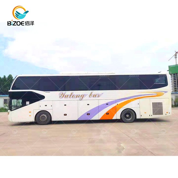 Large Luggage Compartment 47 Seat Vehicles 6 Shifts Manual Used Passenger Bus Transport Bus