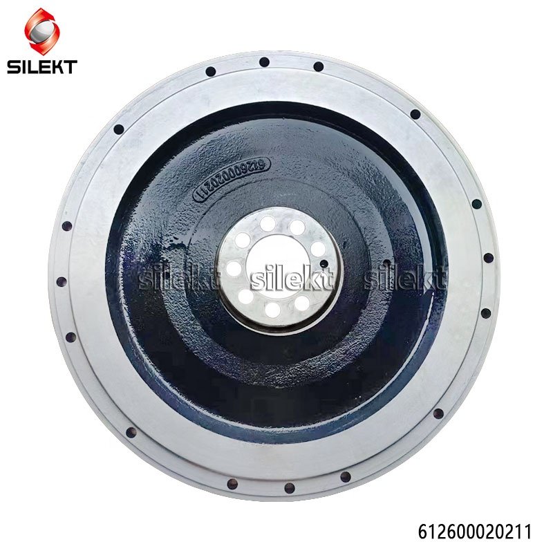 Flywheel 612600020211 612600020220 Weichai Truck Engine Parts WD615 Sinotruk Fly Wheel Assembly