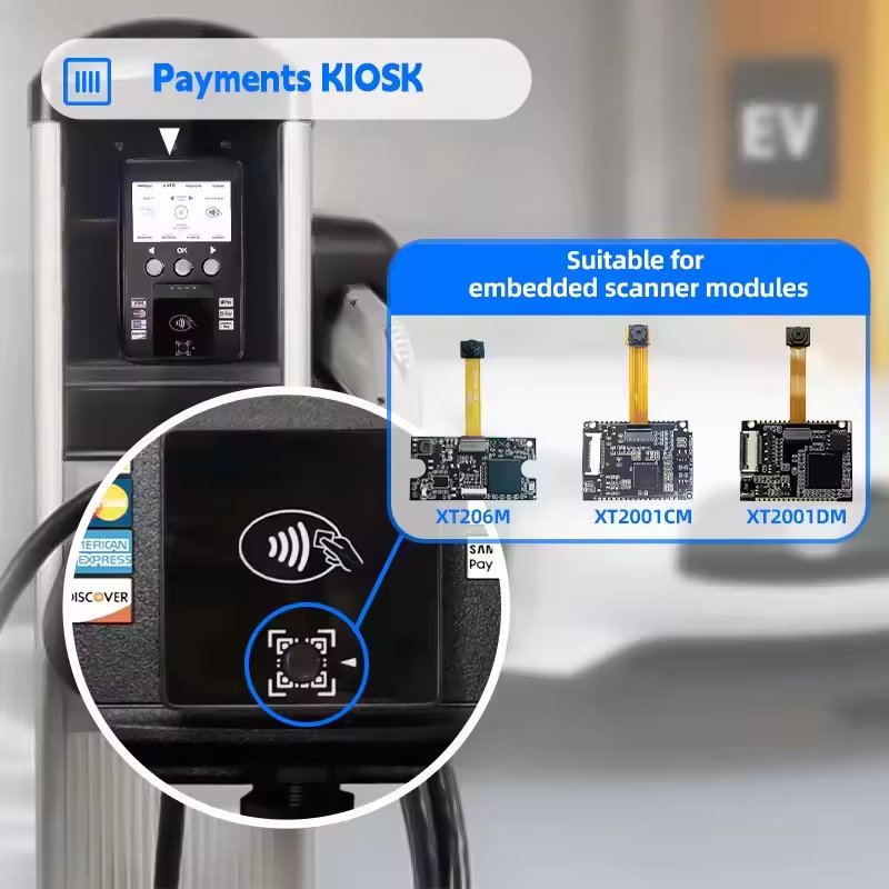 XT206M XTIOT Bus Payment Automatic Fare Collection Qr Code Reader Scan Engine