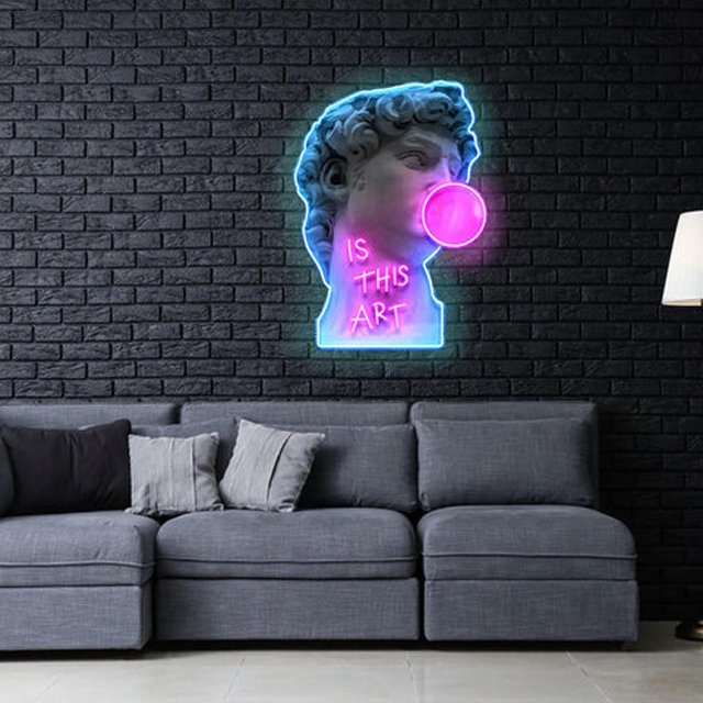 Rebow Dropshipping Acrylic Custom Led Light Neon Sign Waterproof Neon Sign Art for Bar Sign Bedroom Birthday Party Home