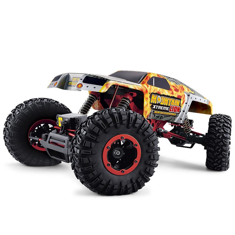 RH Four-wheel Drive Full Scale Remote Control Climbing Car 1:10 Front Steering Brushed Rock Car Model Car REMO 1071
