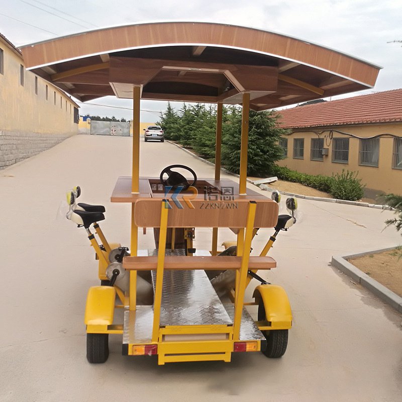 2025 New DOT Certification Beer Vending Machine Electric Commercial Beer Bike Ice Drink Food Bar Bike for Party