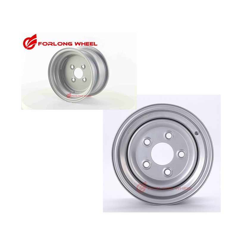 FORLONG 10inch 10'' 6.00X10 PCD101.6 4-71.5-101.6 Tour Bus Wheel for 20.5X8.0-10